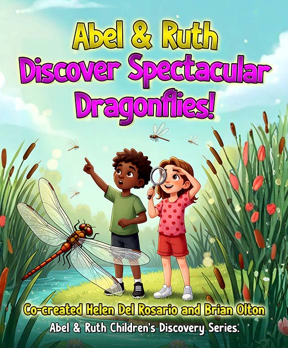 Spectacular Dragonflies Book Cover 580x700px